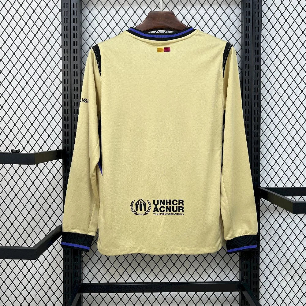 Barca 2025 L/S Away Shirt